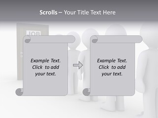 Waiting Meeting Symbolic PowerPoint Template