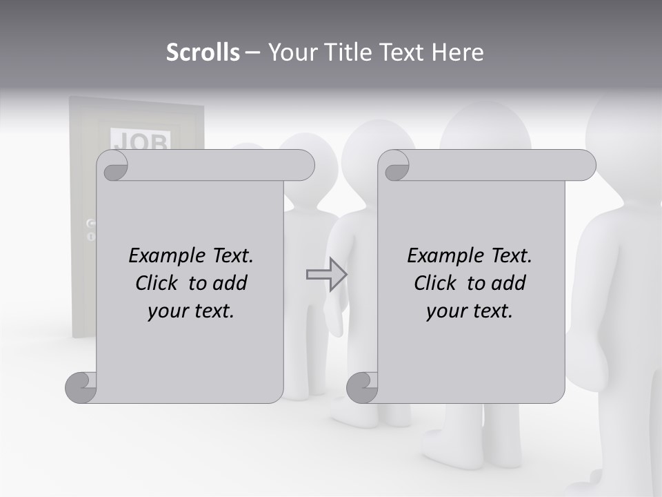 Waiting Meeting Symbolic PowerPoint Template