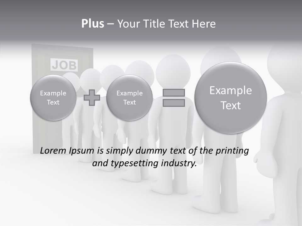 Waiting Meeting Symbolic PowerPoint Template