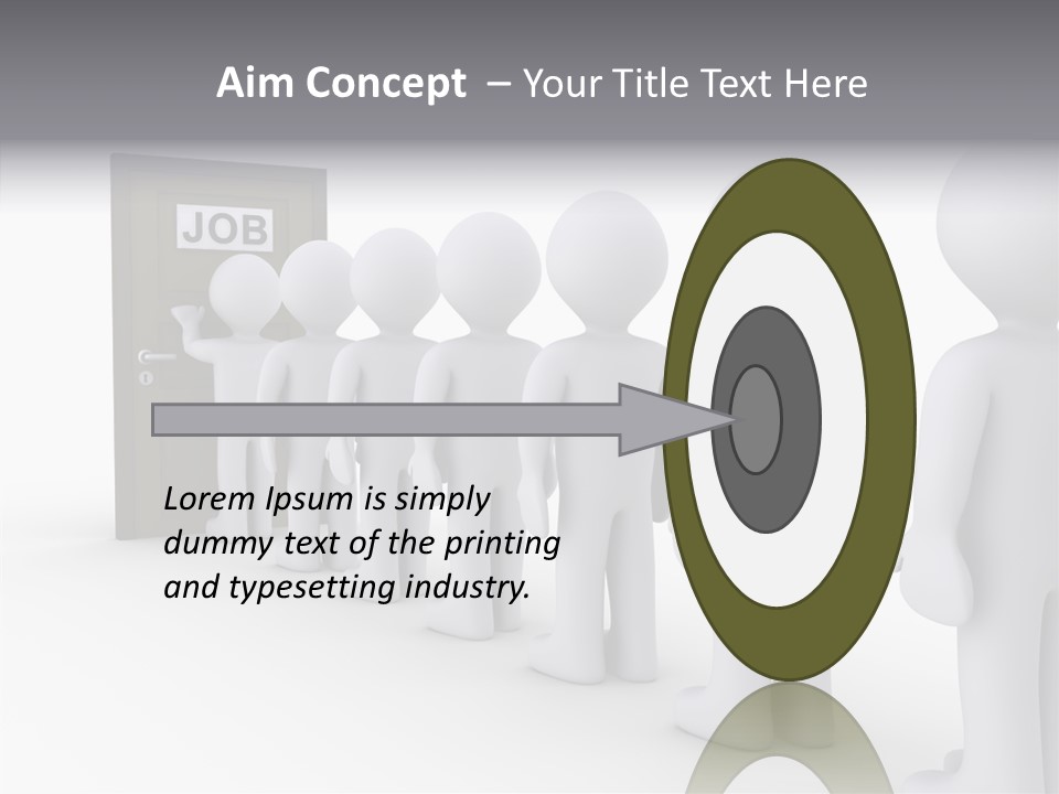 Waiting Meeting Symbolic PowerPoint Template