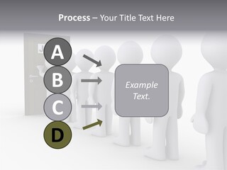 Waiting Meeting Symbolic PowerPoint Template