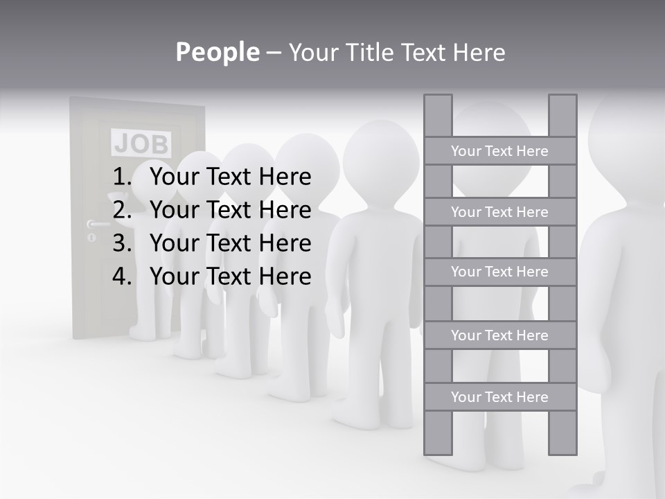 Waiting Meeting Symbolic PowerPoint Template