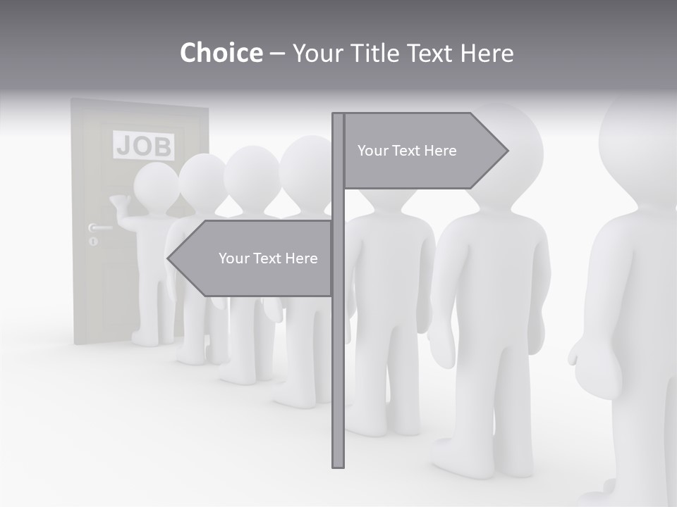 Waiting Meeting Symbolic PowerPoint Template