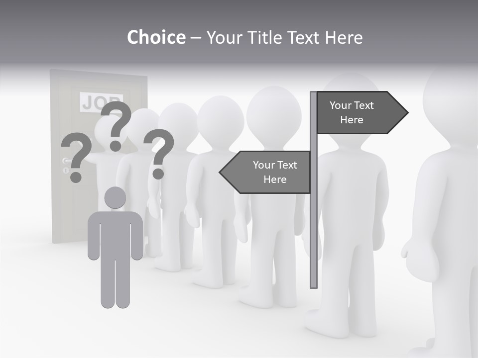 Waiting Meeting Symbolic PowerPoint Template