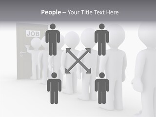 Waiting Meeting Symbolic PowerPoint Template
