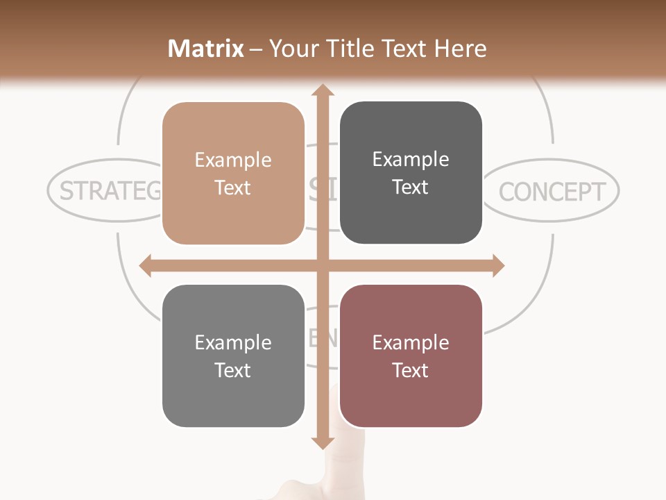 Board Flow Chart Vision PowerPoint Template