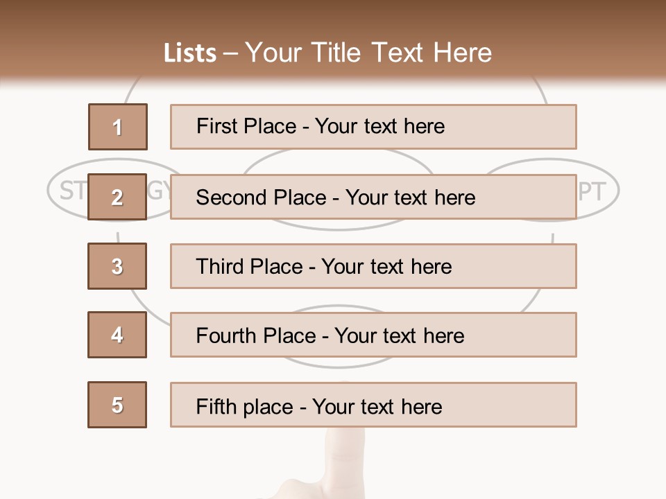 Board Flow Chart Vision PowerPoint Template