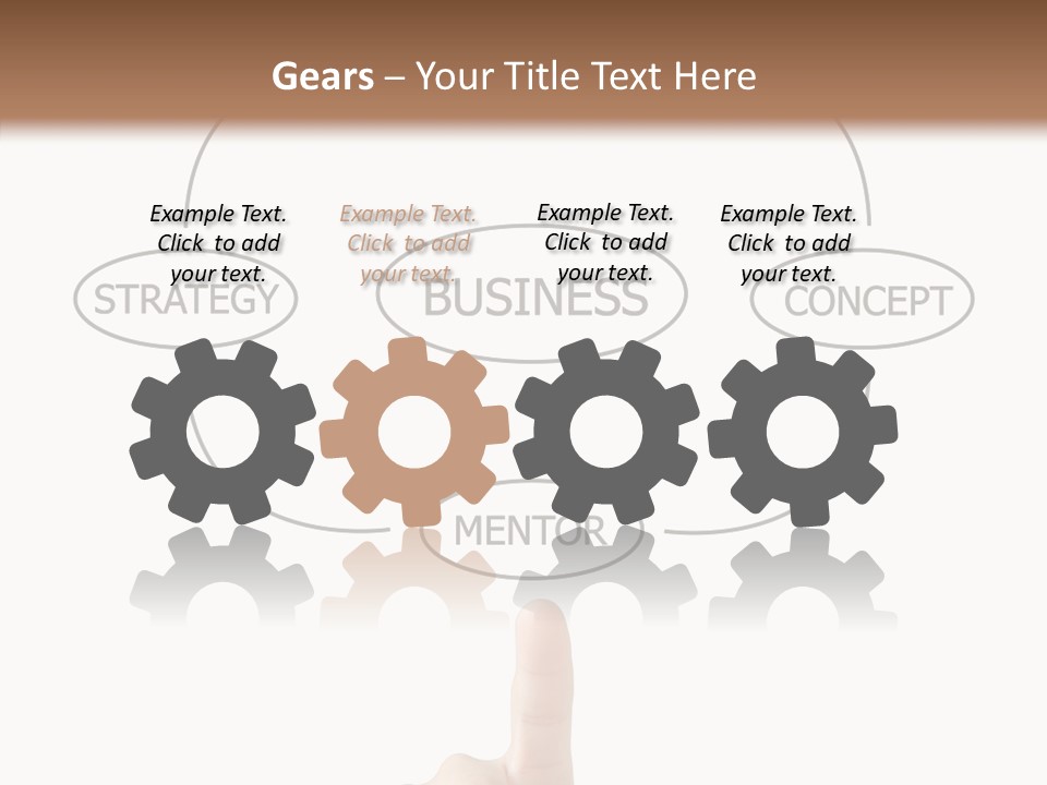 Board Flow Chart Vision PowerPoint Template