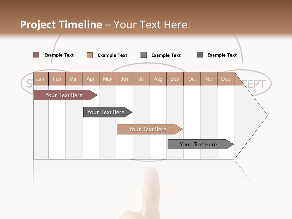 Board Flow Chart Vision PowerPoint Template