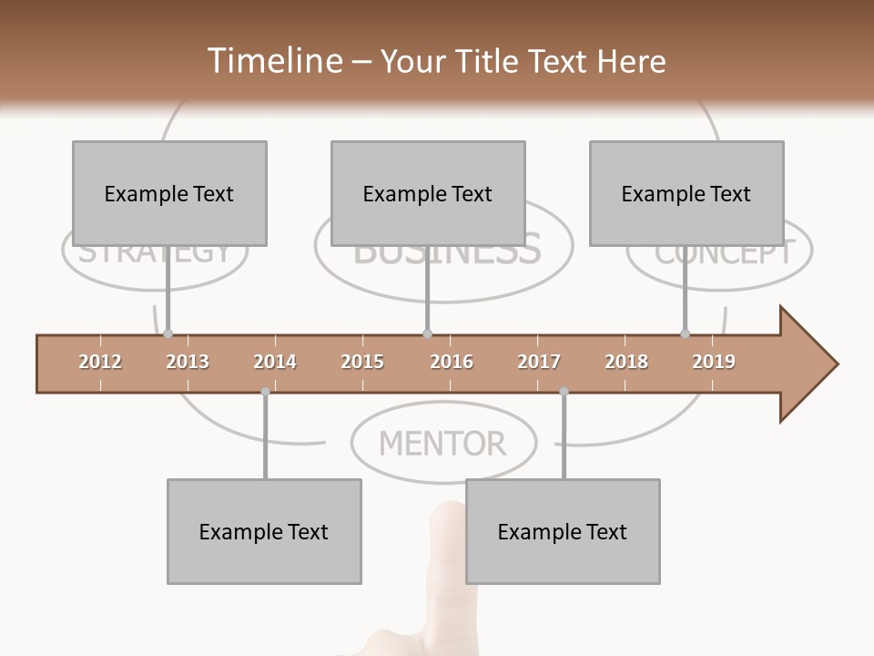Board Flow Chart Vision PowerPoint Template