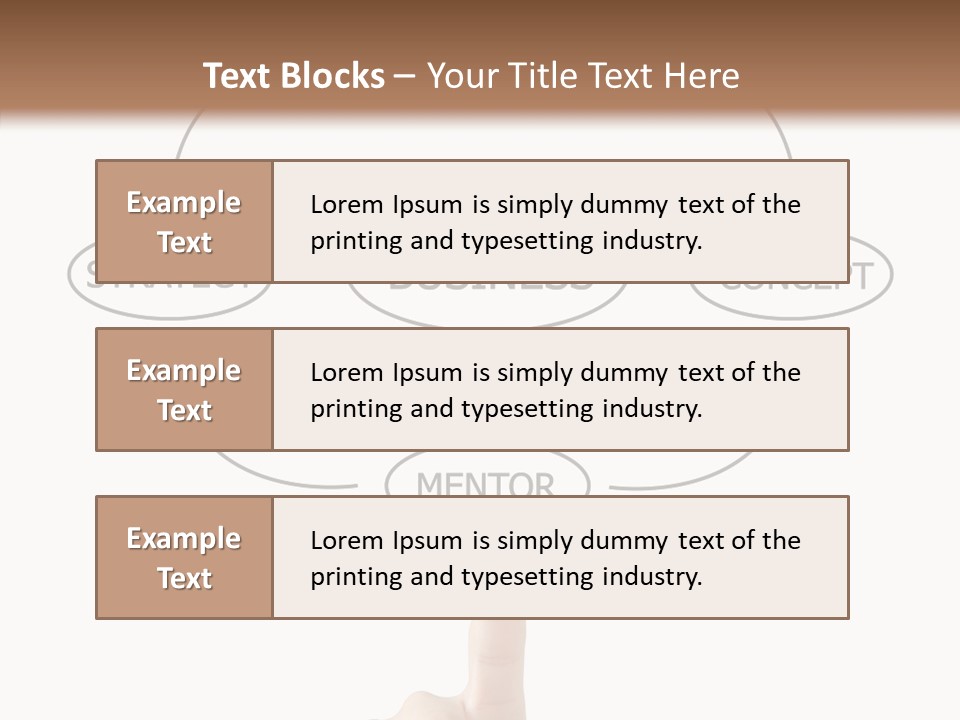 Board Flow Chart Vision PowerPoint Template