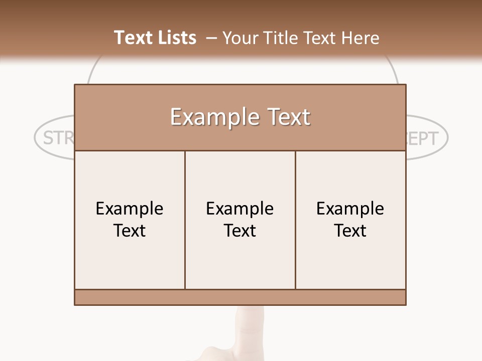Board Flow Chart Vision PowerPoint Template