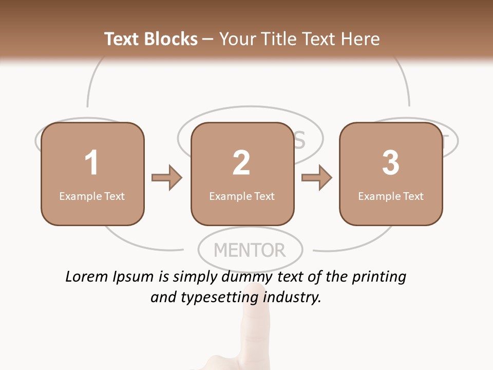 Board Flow Chart Vision PowerPoint Template