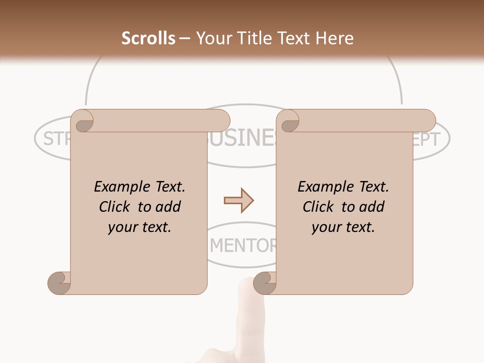 Board Flow Chart Vision PowerPoint Template