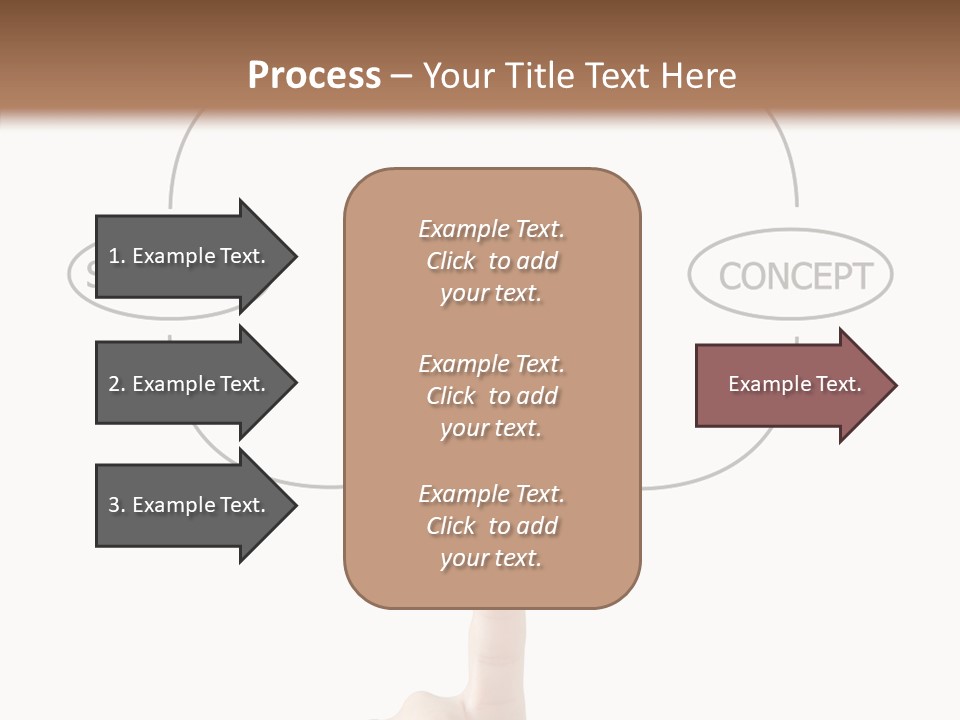 Board Flow Chart Vision PowerPoint Template