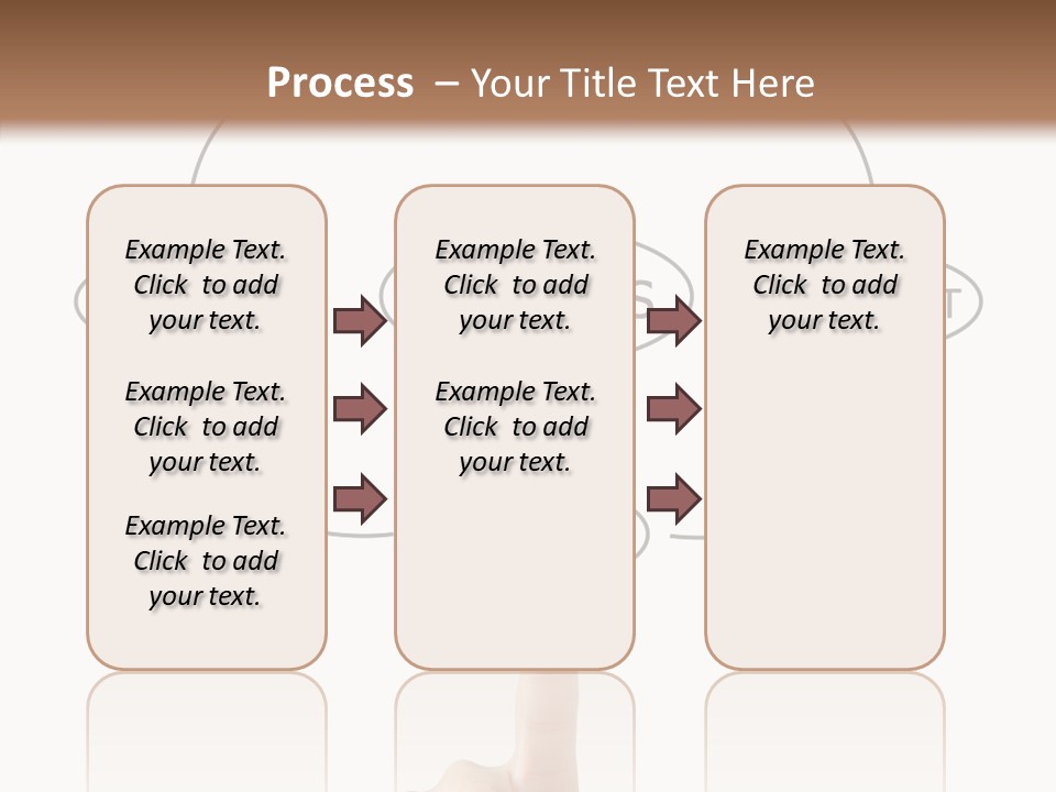 Board Flow Chart Vision PowerPoint Template