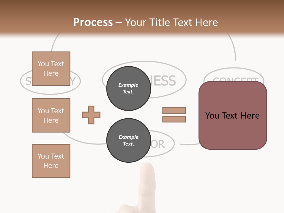 Board Flow Chart Vision PowerPoint Template