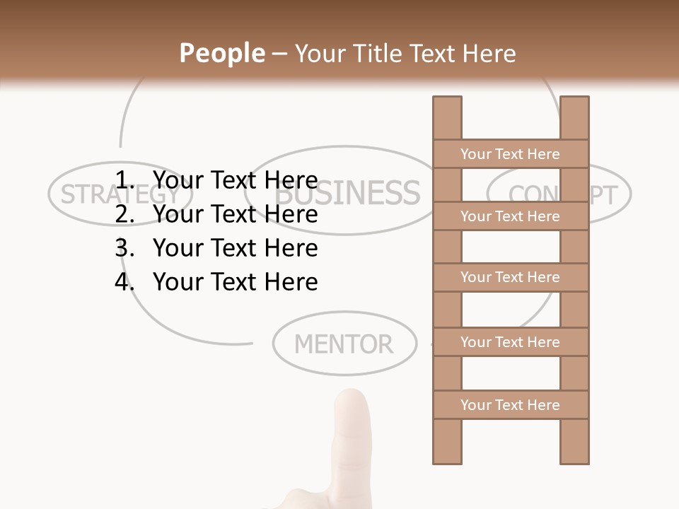 Board Flow Chart Vision PowerPoint Template