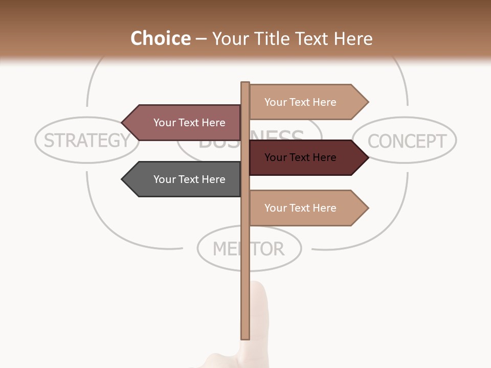 Board Flow Chart Vision PowerPoint Template