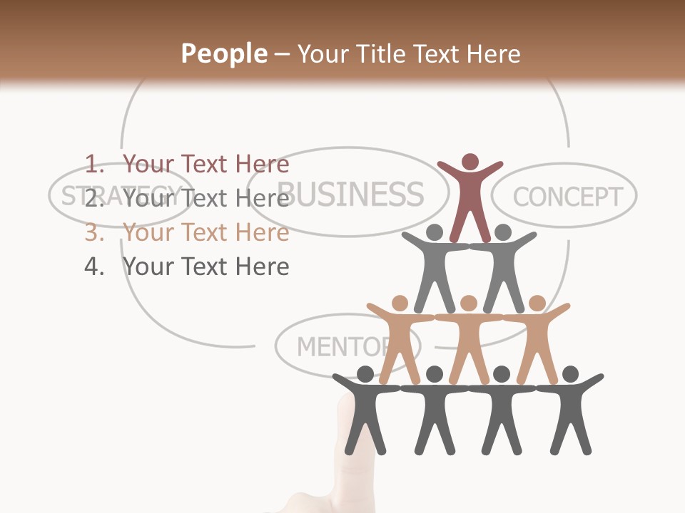 Board Flow Chart Vision PowerPoint Template