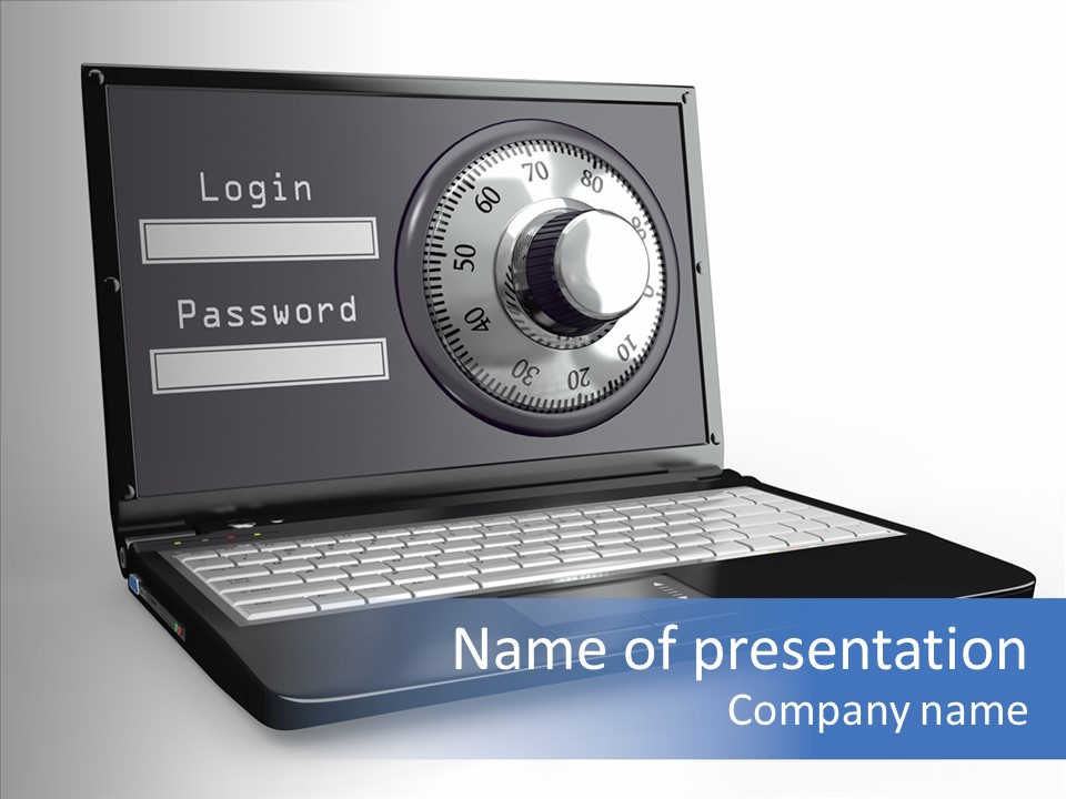 Web Concept Dial PowerPoint Template