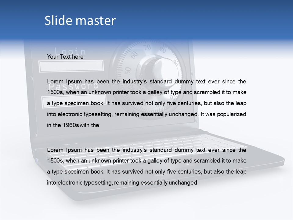 Web Concept Dial PowerPoint Template