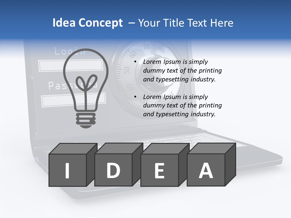 Web Concept Dial PowerPoint Template