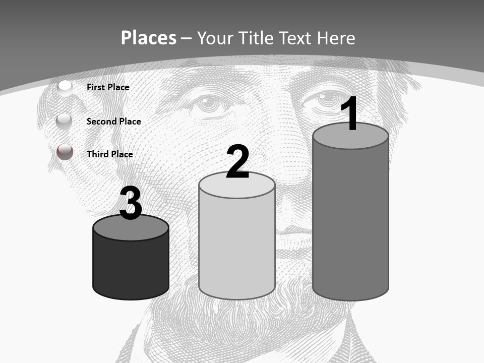 Great Portrait Number  PowerPoint Template