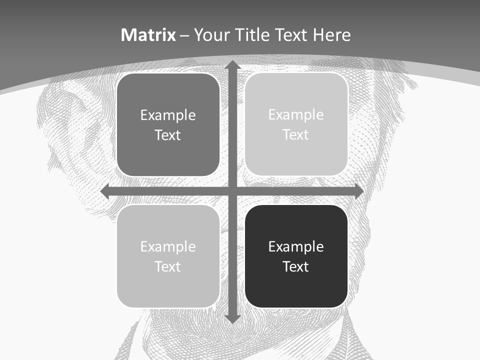 Great Portrait Number  PowerPoint Template