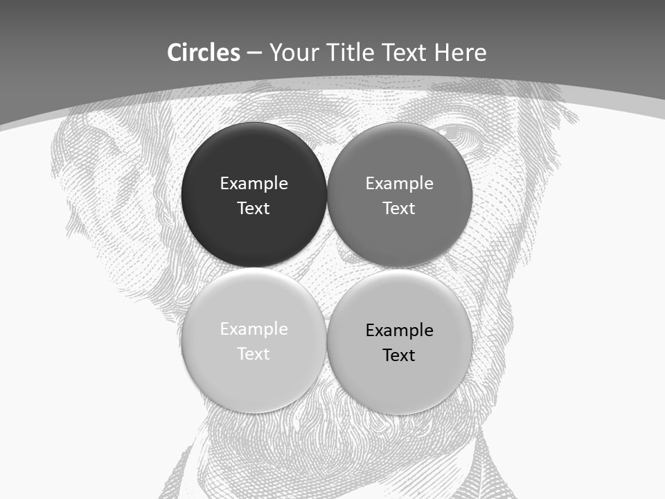 Great Portrait Number  PowerPoint Template