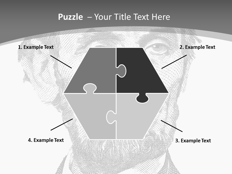 Great Portrait Number  PowerPoint Template