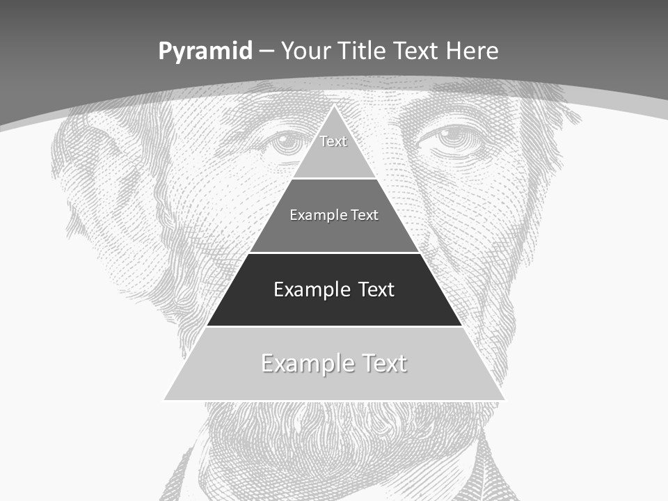 Great Portrait Number  PowerPoint Template