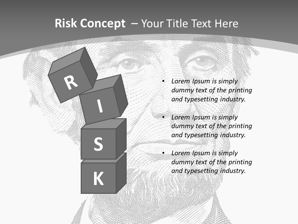 Great Portrait Number  PowerPoint Template