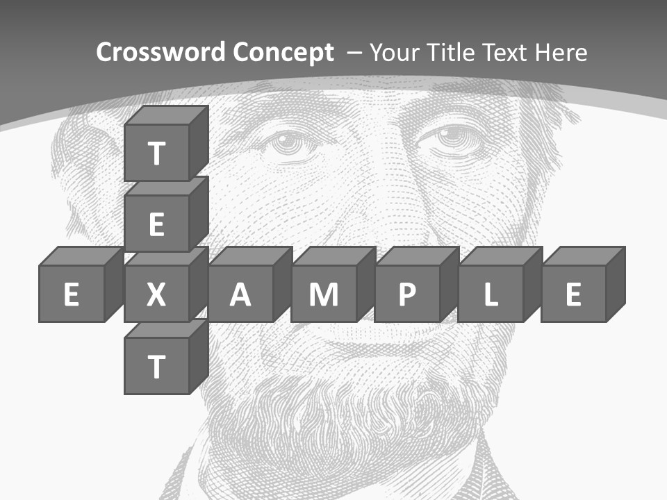 Great Portrait Number  PowerPoint Template