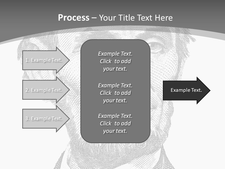 Great Portrait Number  PowerPoint Template