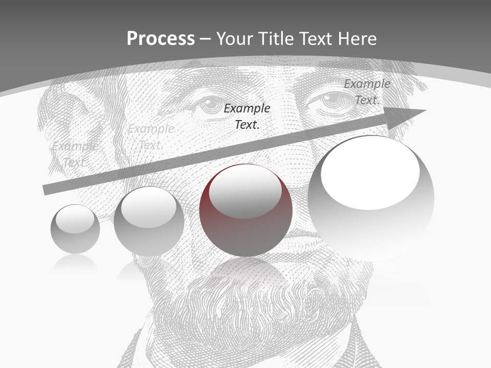 Great Portrait Number  PowerPoint Template