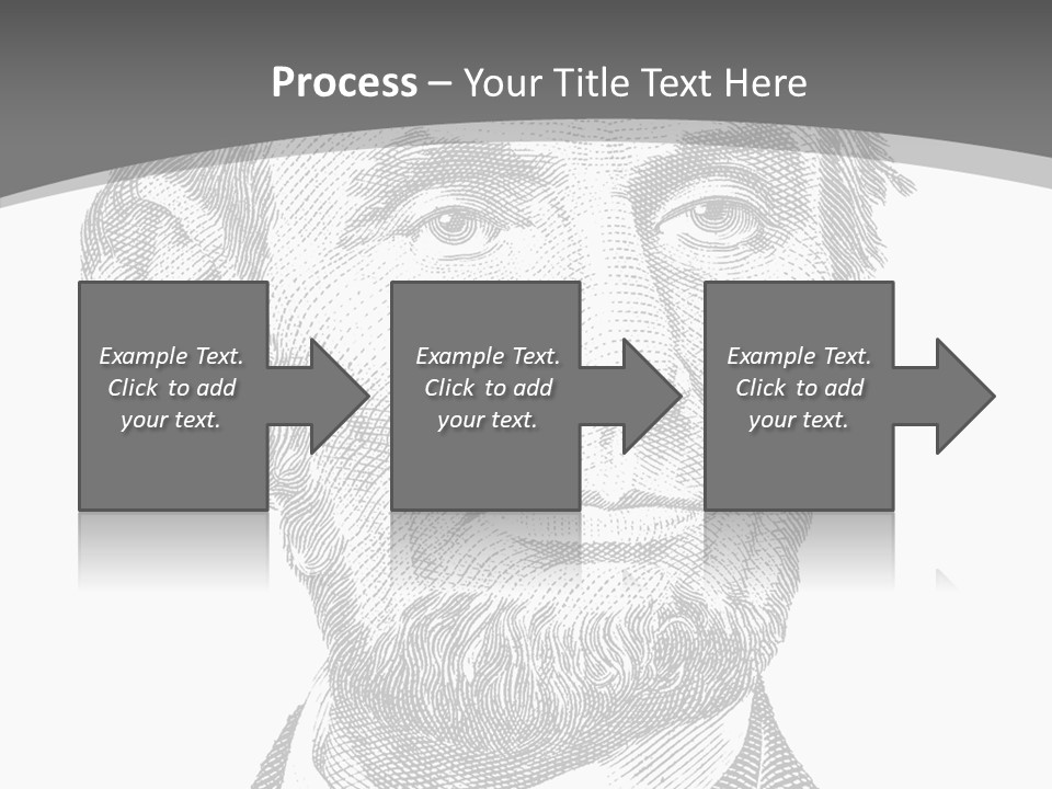 Great Portrait Number  PowerPoint Template