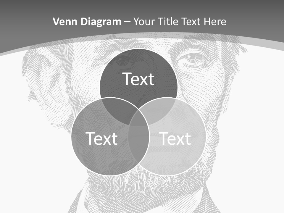 Great Portrait Number  PowerPoint Template