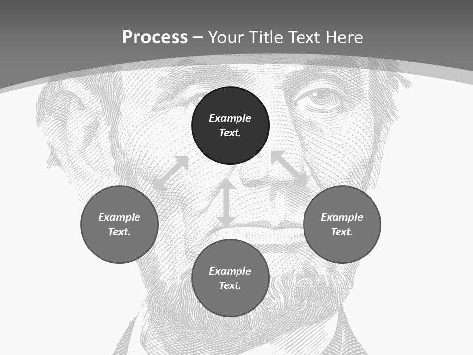 Great Portrait Number  PowerPoint Template