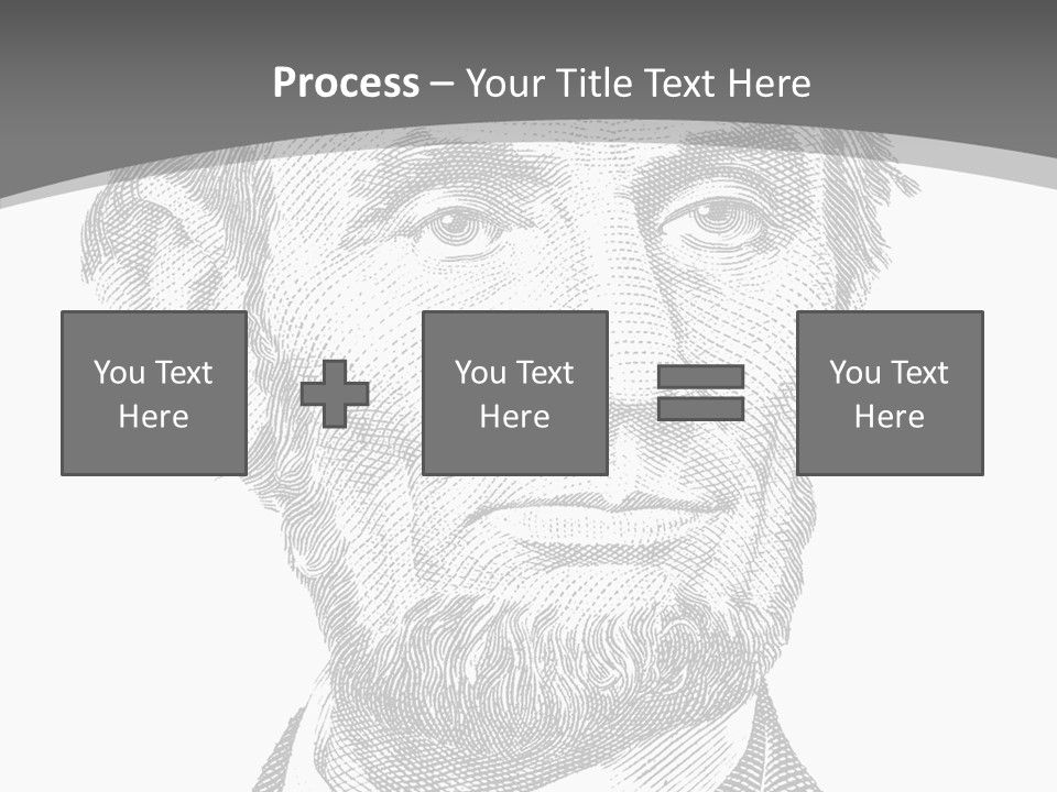 Great Portrait Number  PowerPoint Template