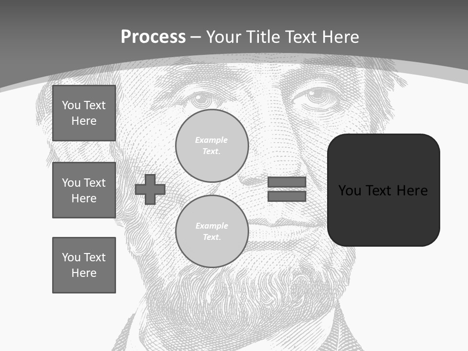 Great Portrait Number  PowerPoint Template