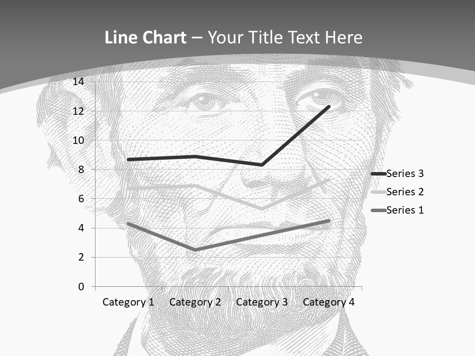 Great Portrait Number  PowerPoint Template