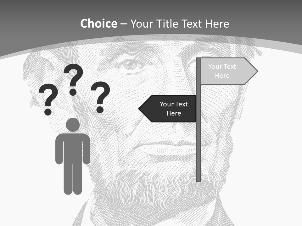 Great Portrait Number  PowerPoint Template