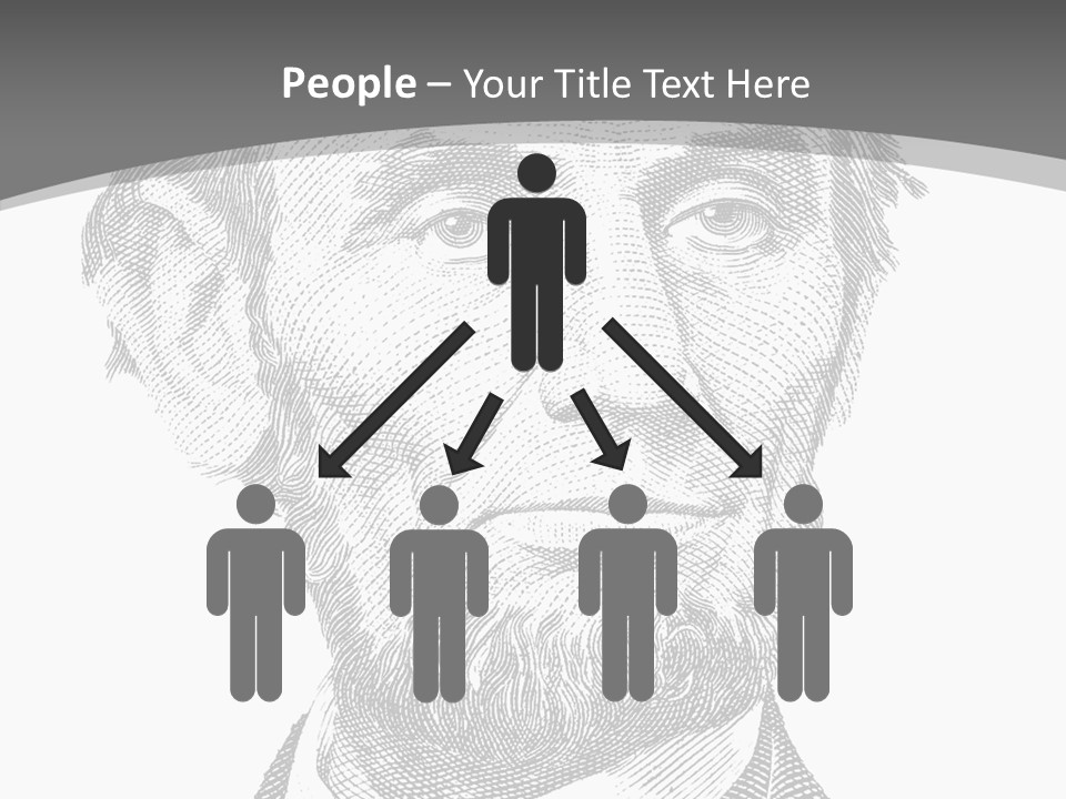 Great Portrait Number  PowerPoint Template