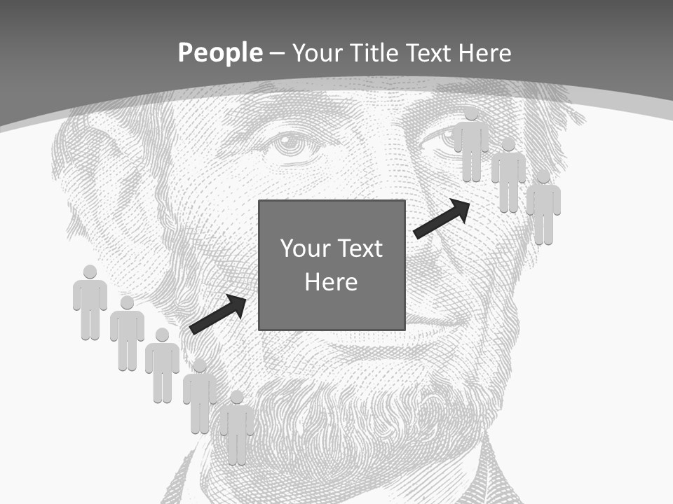 Great Portrait Number  PowerPoint Template