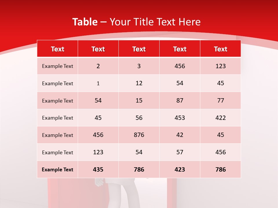 Table Inspiration Success PowerPoint Template