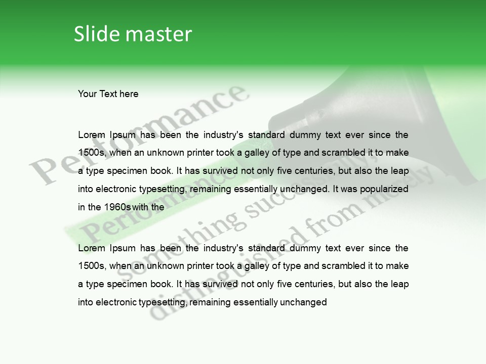 Texture Color Learning PowerPoint Template