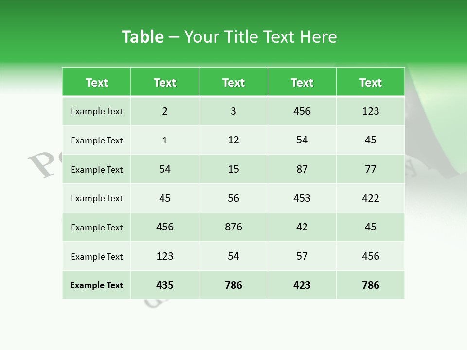 Texture Color Learning PowerPoint Template