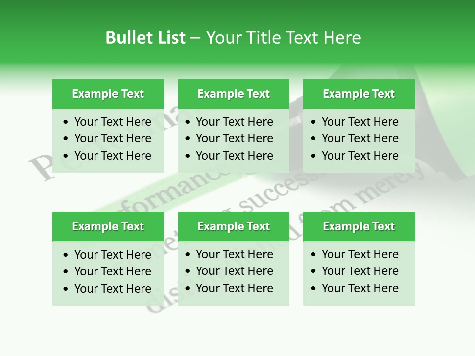 Texture Color Learning PowerPoint Template