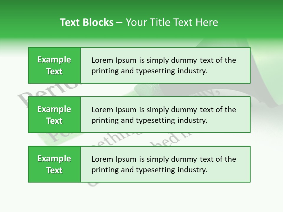 Texture Color Learning PowerPoint Template